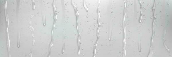 realistisk regn dusch vatten droppar ner vektor