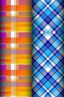 uppsättning tartan pläd skott sömlös mönster. platt textil- tyg mönster prydnad design. textur från tartan, pläd, bordsdukar, skjortor, kläder, klänningar, strö, filtar och Övrig textil. vektor