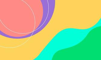 färgrik sommar bakgrund med copyspace. vektor illustration