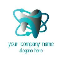 dental logotyp design. vektor