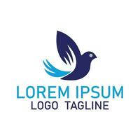 Vogel Logo Design mit Vektor Format.