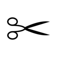 Schere Vektor Symbol. Barbier Illustration unterzeichnen. Schnitt Symbol. Friseur Logo.