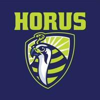 Horus Gott im Sport Maskottchen Logo Stil vektor