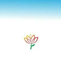 Blume Vektor Logo Design Symbol Bild Foto