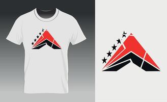 enkel t-shirt design illustration för män vektor