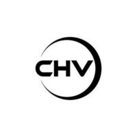 chv Brief Logo Design im Illustration. Vektor Logo, Kalligraphie Designs zum Logo, Poster, Einladung, usw.