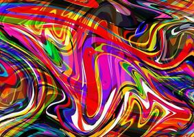 trippy psychedelisch bunt abstrakt Hintergrund vektor