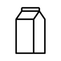 mjölk pack ikon vektor