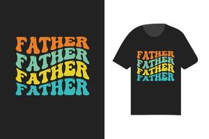 Typografie T-Shirt Design, modisch retro Farbe T-Shirt Design, retro Welle T-Shirt Design, klassisch t Hemd Design vektor