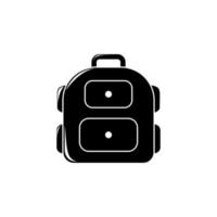 Militär- Rucksack Vektor Symbol Illustration