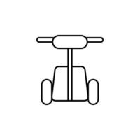 trete Roller Vektor Symbol Illustration