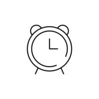 Alarm Uhr Vektor Symbol Illustration