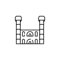 chauburji lahore Vektor Symbol Illustration