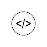 Codierung Vektor Symbol Illustration