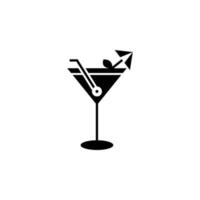 Karaoke, Cocktail, trinken Vektor Symbol Illustration