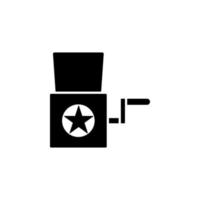 Musik- Box Vektor Symbol Illustration