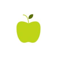 Apfel, Obst Vektor Symbol Illustration