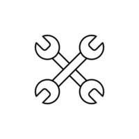 Kegel Schlüssel Vektor Symbol Illustration