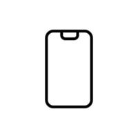Smartphone, Technologie Vektor Symbol Illustration