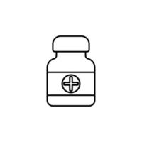 Medizin Kapsel Vektor Symbol Illustration