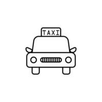 taxi vektor ikon illustration