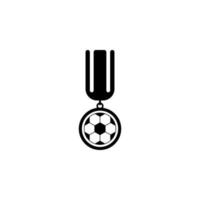 Fußball Medaille Vektor Symbol Illustration