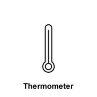 Thermometer Vektor Symbol Illustration