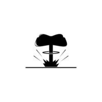 Detonation von Bombe Vektor Symbol Illustration