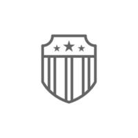 Schild, USA Vektor Symbol Illustration