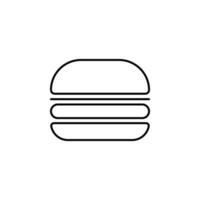 Burger Vektor Symbol Illustration