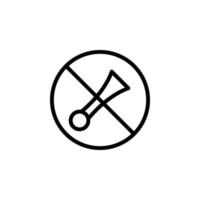 Signal Verbot Vektor Symbol Illustration