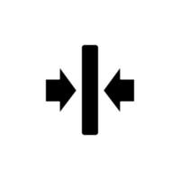 Pfeil links richtig Vektor Symbol Illustration