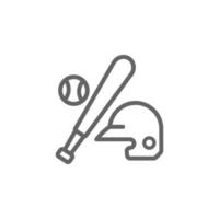 amerikanisch Baseball Vektor Symbol Illustration