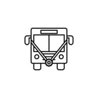 Beerdigung, Leichenwagen Vektor Symbol Illustration