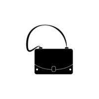Damen Handtasche Vektor Symbol Illustration