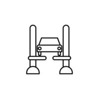 Auto Bedienung Vektor Symbol Illustration