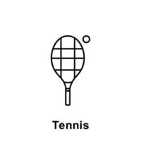 Tennis Vektor Symbol Illustration