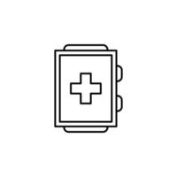 Smartwatch medizinisch Vektor Symbol Illustration