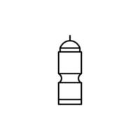 Thermosflasche Vektor Symbol Illustration