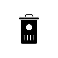 Behälter, dürfen, recyceln Vektor Symbol Illustration