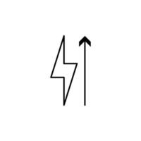 Laden Energie Vektor Symbol Illustration