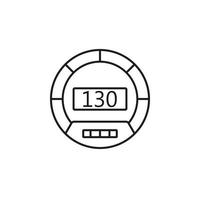 Tachometer, Rennen Vektor Symbol Illustration