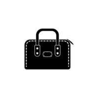 Damen Handtasche Vektor Symbol Illustration