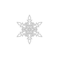 Schneeflocke, Schnee, Winter Vektor Symbol Illustration