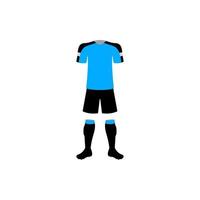 uruguay nationell fotboll form vektor ikon illustration