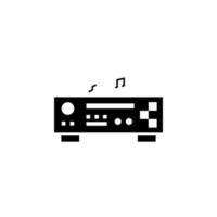 Karaoke, Multimedia, Spieler Vektor Symbol Illustration