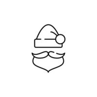 weihnachtsmann-vektor-symbol-illustration vektor