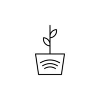 Pflanze Vektor Symbol Illustration