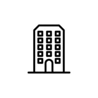 Gebäude Busse Center Vektor Symbol Illustration