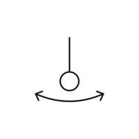 pendel vektor ikon illustration